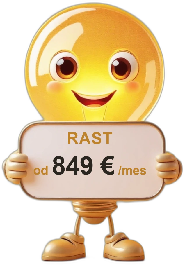 Rast — od 849 € / mesiac